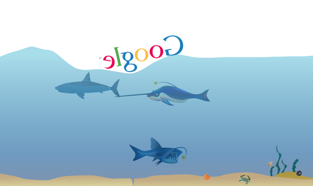 Google Gravity Underwater:19ms_Ynpr3s= More Fish Please