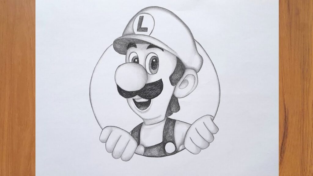 LUIGI:LYKYJS1ZUE0= MARIO DRAWING