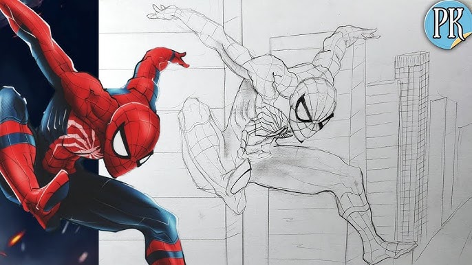 Art:2n67ydman2y= How to Draw Spider Man